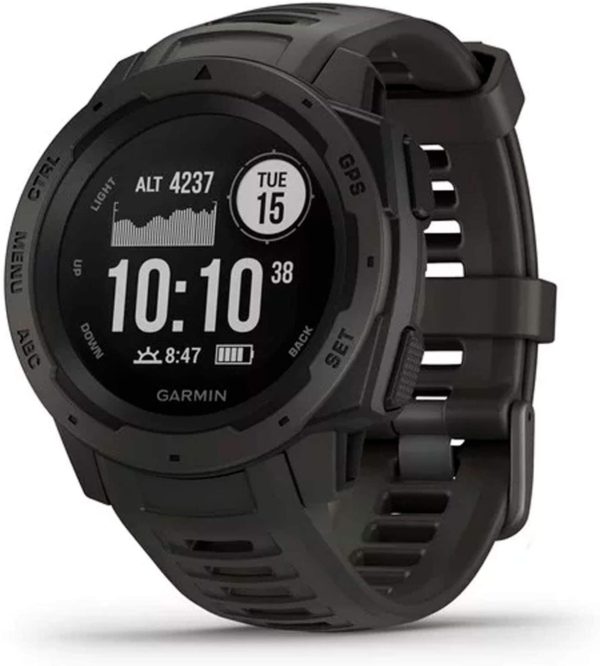 montre garmin instinct gps noire