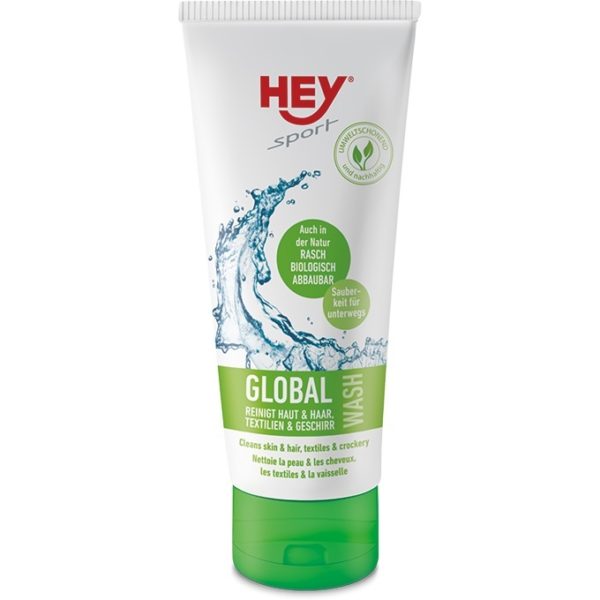 Nettoyant tout en 1 HEY SPORT Global Wash : cheveux, corps, textiles et vaisselle