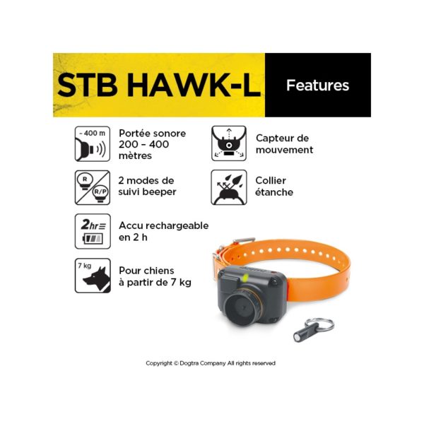 beeper dogtra stb hawk L chien d'arrêt