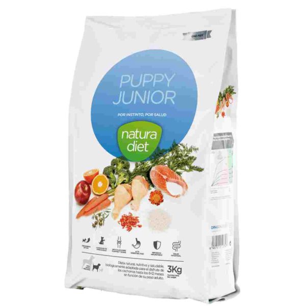 Natura diet Puppy Junior : aliment complet naturel pour chiots