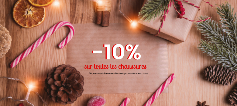 Promotions de Noël sur le rayon chaussures Comptoir Nature Aveyronnais